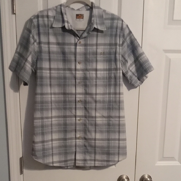 Ridgecut Other - Classic Gray Plaid Button-Down Shirt
